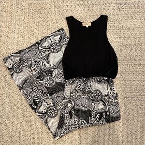 Black & White Maxi Dress